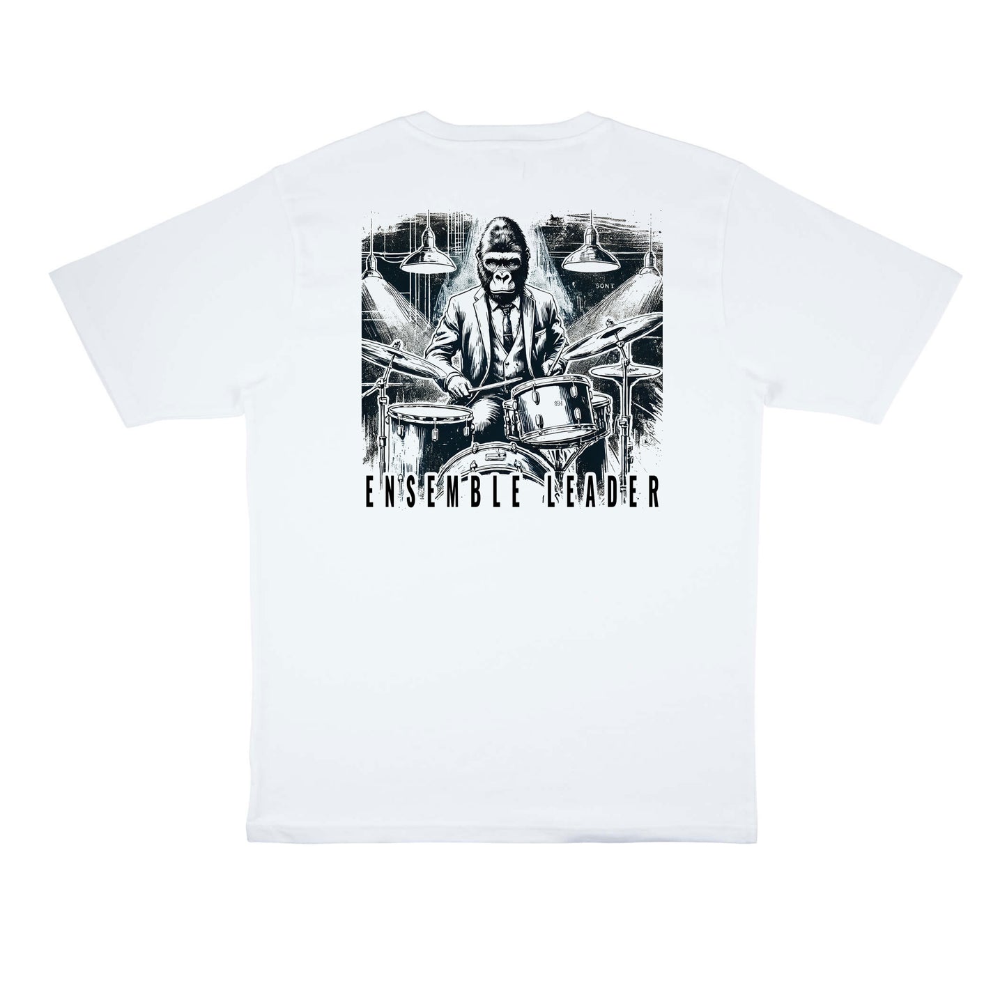 Drummer Gorilla Oversized fit White