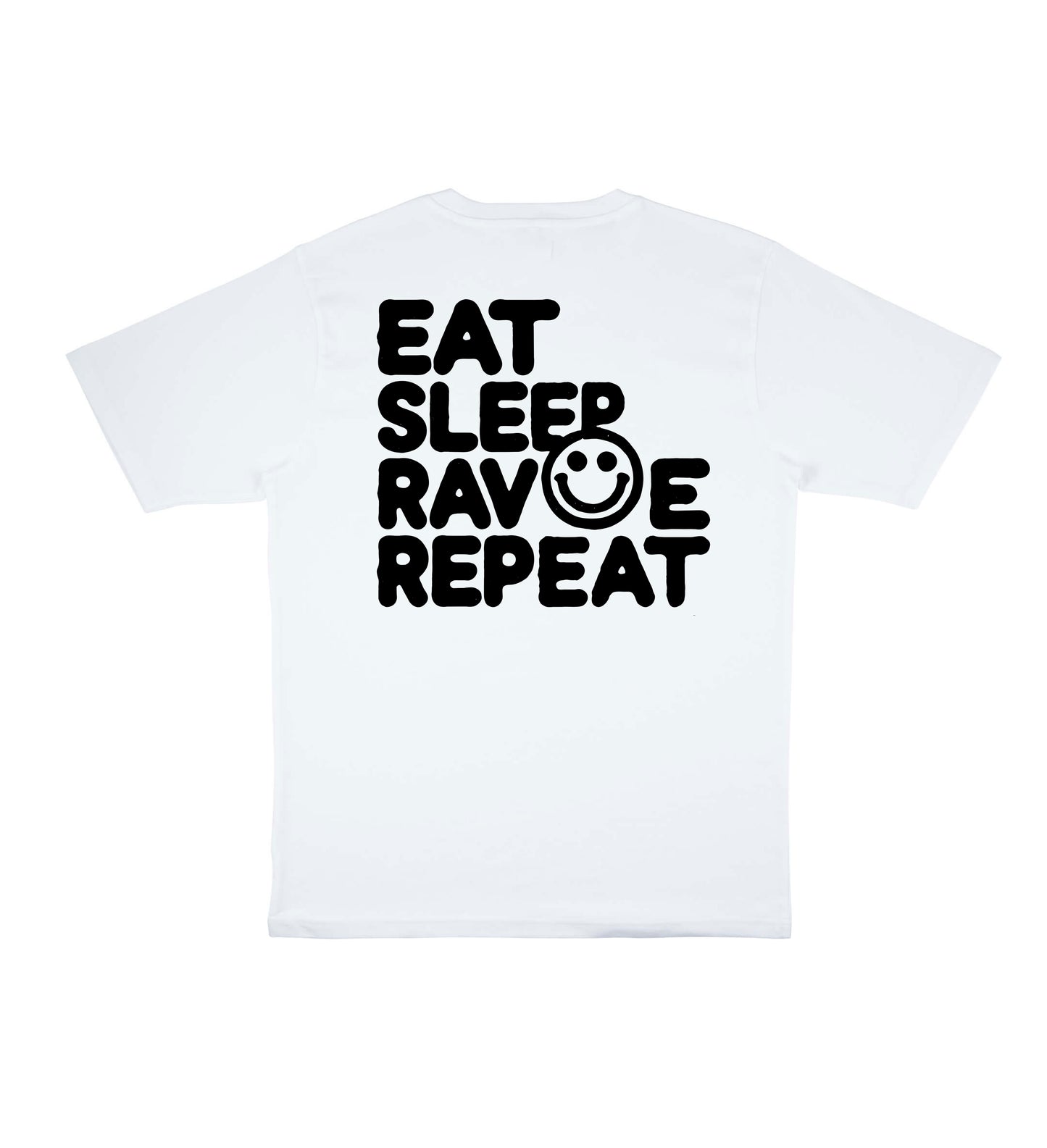 Iconic Smiley face inspired by acid house movement - Oversized fit White