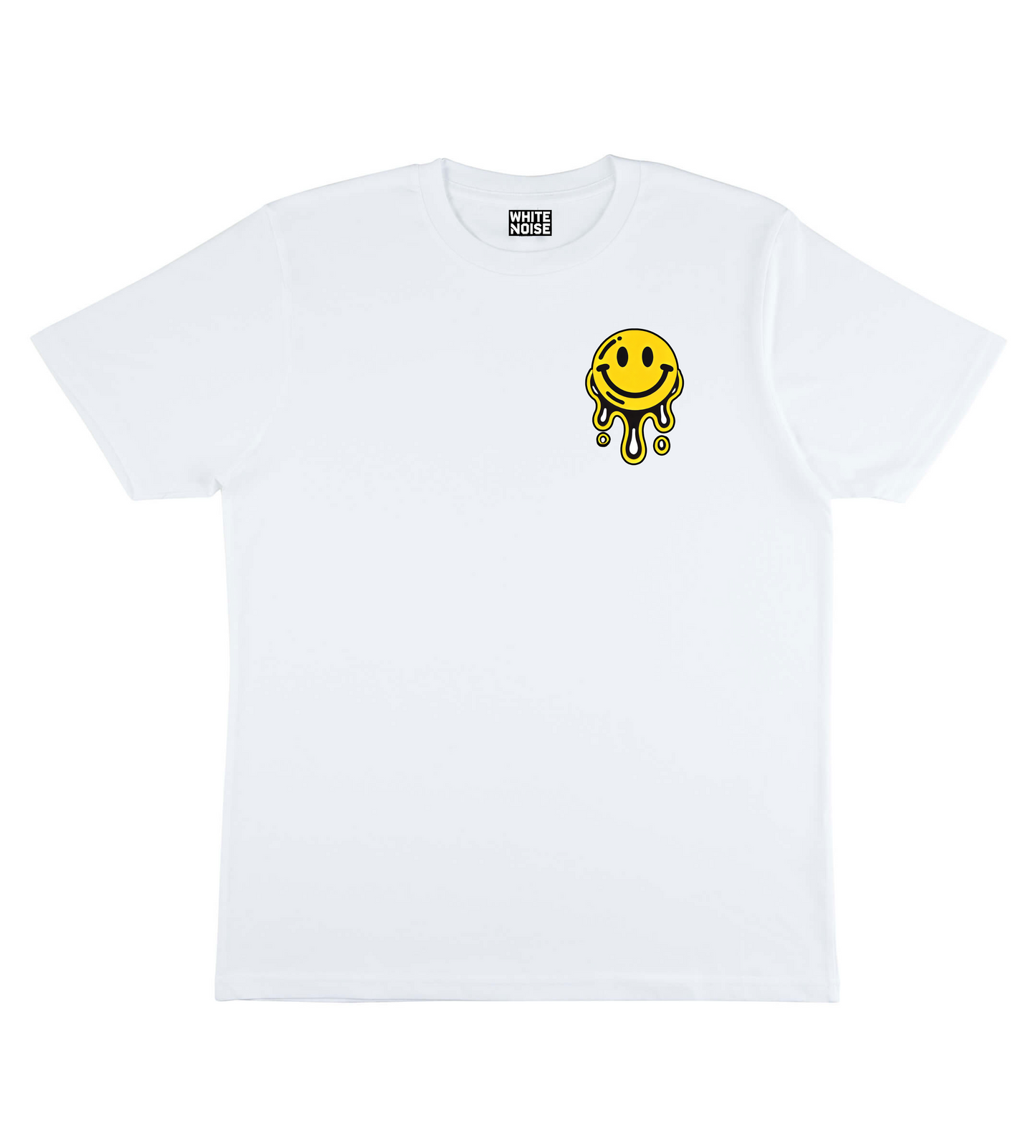 Iconic Smiley face inspired by acid house movement - Oversized fit White